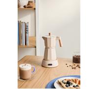 THERA MOKA ELECTRIC - Cafetera Italiana Eléctrica Con Función De Mantener Caliente Arena