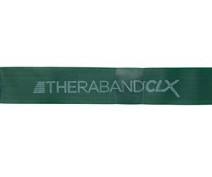 THERABAND CLX Banda de Resistencia sin látex, Pilates, Gimnasio en casa, HIIT, Terapia física, rehabilitación y Equipo de Fitness, 2,5 Metros, Verde, Pesado
