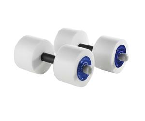 TheraBand Mancuernas acuáticas con Agarre Acolchado, par de 2 Pesas de Espuma para Ejercicios aeróbicos acuáticos, Terapia de Piscina, Fitness, Equipo de Ejercicio de Piscina, Entrenamiento acuático,