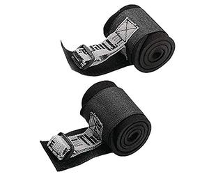 TheraBand Par de correas de extremidad con muñequeras, accesorios para bandas y tubos de entrenamiento de resistencia elástica, equipo de ejercicio para entrenamiento de gimnasio en casa, ejercicio de