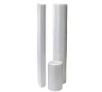 THERABAND Pro Foam Roller 15 x 90 cm Redondo Blanco | Rodillo de espuma de alta densidad para masaje, pilates y recuperación muscular
