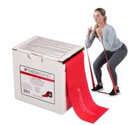 THERABAND Resistance Band, Professional Exercise Band for Rehab, Stretching, Strength Training, Non-Latex, 50 yd Roll, Level 2, Red, Medium