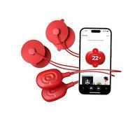Therabody Electroestimulador PowerDot 2.0 Duo – 2 cápsulas NMES y TENS Bluetooth – Rojo