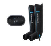 Therabody RecoveryAir Pro - Botas de masaje por compresión secuencial de pies y piernas totalmente personalizables para la circulación y la recuperación deportiva (Medium)