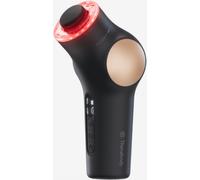 TheraFace Pro - Dispositivo de masaje facial portátil, herramienta de terapia eléctrica compacta para mejorar el cuidado de la cara y la piel, tratamiento de microcorriente y terapia de luz, negro