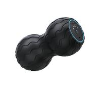 Therabody Wave Series Wave Duo - Rodillo de espuma con contorno ergon mico y rodillo muscular con Bluetooth para espalda, cuello y columna verteb