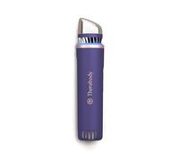 TheraFace Varita deshinchadora - Tratamiento de cuidado de la piel frío y calor para deshinchar y brillar; varita de belleza, rodillo facial y masajeador de ojos para ojeras y piel radiante, índigo