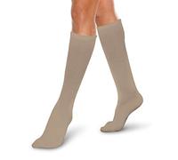Therafirm Core-Spun - Calcetines de compresión graduados (15-20 mmHg, talla grande), color caqui