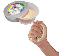 Theraflex Masilla antimicrobiana para ejercicio de mano (85 g, bronceado, extra suave)