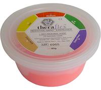 Theraflex - Masilla antimicrobiana para ejercicio de manos (85 g, tamaño mediano), color rojo