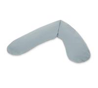 Theraline - El cojín de lactancia original de 1,90 cm incluye funda de punto fino azul niebla.