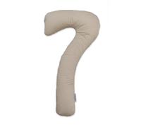 Theraline | my7 - Almohada para dormir de lado | incluye funda exterior Cappuccino, colección de bambú