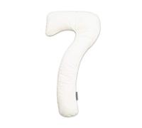 Theraline my7 - Funda de repuesto para almohada de lado (viscosa de bambú y algodón orgánico), color blanco nube