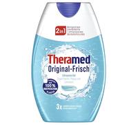 THERAMED Fresco original 2 en 1, limpia como pasta de dientes + refrescante como enjuague bucal, 75 ml