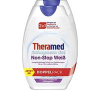 Theramed Pasta de dientes blanca 2 en 1 Non-Stop, 2 unidades, 150 ml