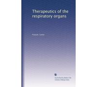 Therapeutics of the respiratory organs