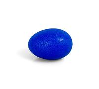 TheraPIE Gel EGG Ball | Entrenador de manos en forma de huevo | Alta calidad | Entrenador de antebrazo | Entrenador de mano | Entrenador de agarre | Entrenador de dedos | Bola antiestrés (azul oscuro (fuerte)