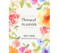 Therapist Planner 2027-2028 Appointment Book: Hourly by 15 Minutes Increment Organizer
