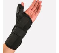 Therapist's Choice® Muñequera con soporte para pulgar de spica, tamaño universal, Left, Negro, 1