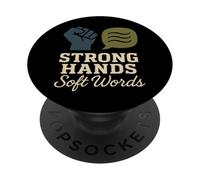 Therapy Dad Modern Emocionalmente Disponible Crianza Suave PopSockets PopGrip Adhesivo