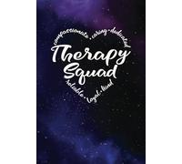 Therapy Squad Gifts - a Blank Lined Journal with Heart Words, Great for Showing Your Appreciation: Purple and Blue Universe design
