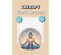 Therapy Word Search Puzzle Book: Relaxing Word Search Book About Therapy & Mindfulness | 6x9 Inches, 110 Pages | 50+ Calming Puzzles for Stress ... Gift for Vacations, Holidays & Relaxation