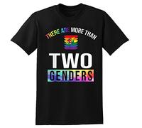 There Are More Than 2 Genders - Camiseta unisex para hombre, color negro, Negro , 3XL