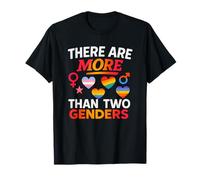 There Are More Than Two Genders Camiseta Pride Camiseta