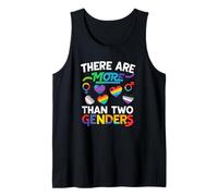 There Are More Than Two Genders Camiseta Pride Camiseta sin Mangas