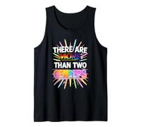 There Are More Than Two Genders Camiseta Pride Camiseta sin Mangas