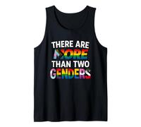 There Are More Than Two Genders Camiseta Pride Camiseta sin Mangas