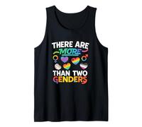 There Are More Than Two Genders Camiseta Pride Camiseta sin Mangas