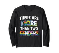 There Are More Than Two Genders Camiseta Pride Manga Larga