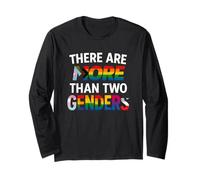 There Are More Than Two Genders Camiseta Pride Manga Larga