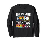 There Are More Than Two Genders Camiseta Pride Manga Larga