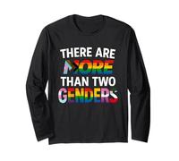 There Are More Than Two Genders Camiseta Pride Manga Larga