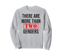 There Are More Than Two Genders LGBTQ Gay Pride Month LGBT Sudadera