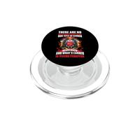 There Are No Ex- Firefighters Fireman Firefighter PopSockets PopGrip para MagSafe