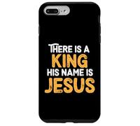 There Is A King His Name Is Jesus Royal Christian Men Women Carcasa para iPhone 7 Plus/8 Plus