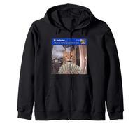 There Is Motion At Your Front Door Meme Funny Cat Weird Joke Sudadera con Capucha