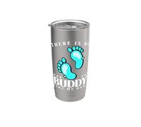 There Is No Buddy Like My Dad Baby Boy For Fathers Day Vaso térmico de acero inoxidable de doble pared
