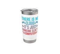 There Is No Cloud It's Just Someone Else's Computer Vaso térmico de acero inoxidable de doble pared