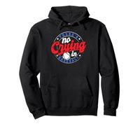 There Is No Crying In Baseball Funny Game Baseball Dad Sudadera con Capucha