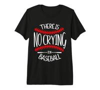 There is No Crying in Baseball Women In My Baseball Mom Era Camiseta Premium