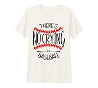 There is No Crying in Baseball Women In My Baseball Mom Era Camiseta Premium