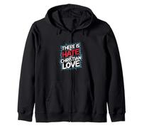 There Is No Hate Like Christian Love Sátira religiosa |- Sudadera con Capucha