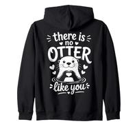 There Is No Otter Like You Cute Animal Pun Love Romantic Sudadera con Capucha