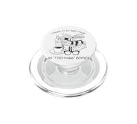 There Is No Such Thing As Too Many Books Womens Reading PopSockets PopGrip para MagSafe
