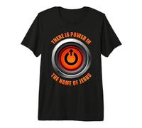 There is Power in The Name of Jesus - Christian Faith Hymn Camiseta Premium