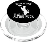 There It Goes My Last Flying Fuck Funny Sarcastic Cat Adulto PopSockets PopGrip para MagSafe